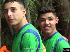 Horny Felix Harris and Uriel Simon fucks a stranger raw and deep