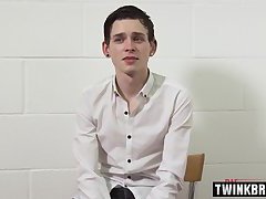 Euro twink anal sex and cumshot