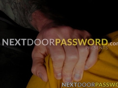 Fit stepdad Grant Ducati bareback drills twink Derek Kage for dudes night in