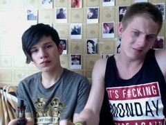 Young Super Cute Couple Masturbating In Bed 8