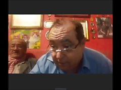 2 horny grandpas on cam