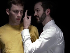 Skinny lad gets a toy and fingers in his asshole