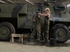 Colby Parker Gargles Jonny Castle Chisel Before Drilling His Backside