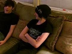 Big dick gay twink emo porn free Aron met William at a club and was