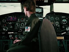 Plane Pilot Distracted For Hot Sex!