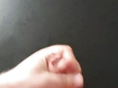 cum on table