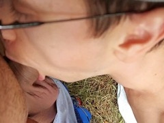 Twinks getting naughty on the nude beach and showing off in public