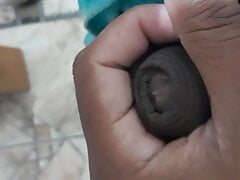 black dick and a lot of milk coming out