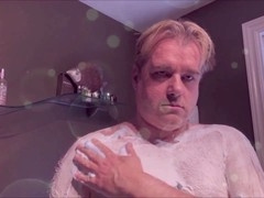 Worshipping that muscular ass with anal toys and big insertions