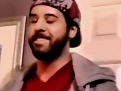 Amateur Yankees Blue and Joe chat before a hot blowjob session