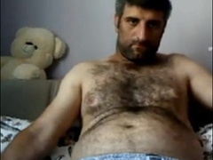 Masturbating Turkey-Turkish Natural Bear Volkan 2