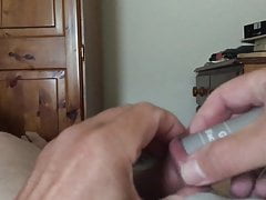 Plastic container in foreskin