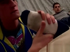 teen 18+ boy feet fetish gay Threesome Foot Fun