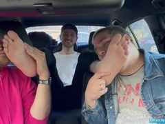 Dimitri Hops In For Some Foot Action With Matt And Ryder