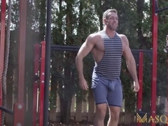 Gay bareback, tossing salad, gay outdoor