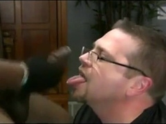 Interracial Blowjob Leads to Facial