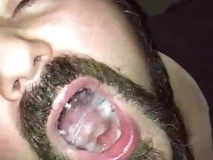 French fireman swallow my cum