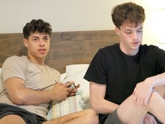 Hot football jock Jordan Haze develops a crush on his teammate Jayden