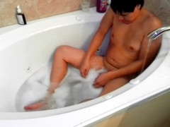 Literally solo bubble bath scene