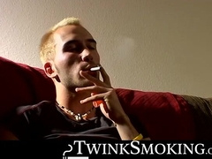 Sensual cock stroking and hardcore chainsmoking by hairy Jacob