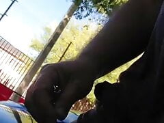 Walking down the street with my dick outdoors 2
