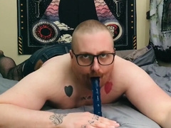 Deep-Throat Faux-Cock Choking
