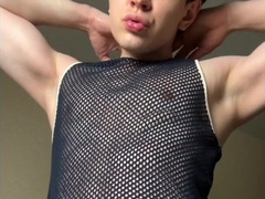 Youngster Loves Wanking Off A Monstrous Penis & Jizzes All Over Himself