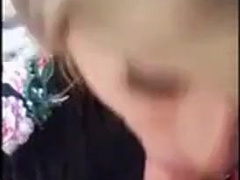 molly sucking a nice thick cock!
