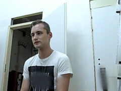 Broke hottie takes a facial after raw anal fucking