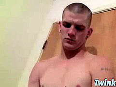 killer trimmed Lex stroking his hefty pole in his underwear