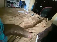 Big black cock mirror solo to guest room