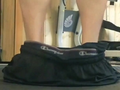 Nude Exercise: Assfucking Sight of Some Warmup Cowers and Dumbbell Cowers