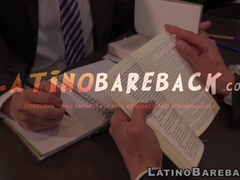 After school Felix and Gabriel moan and bareback with slutty Jack