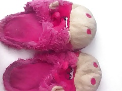 Bought well worn slippers from young girl