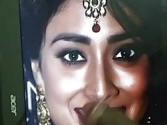 Bollywood Actress Shreya Saran Pleasurable Cocking Tribute
