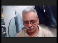 mexican sexy grandpa wanking webcam