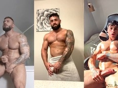 Jock fantasy compilation featuring solo guy sessions and alpha otters