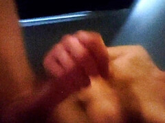 Rub hard cock