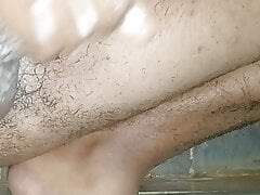 Watch me play with my dick in the shower and ejaculate