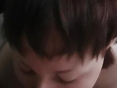 Femboy sucks my dick