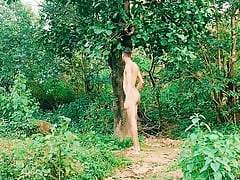 Indian gay teen boy having fun outdoor nude big ass and cumshot