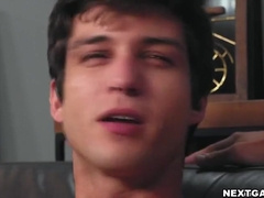 Elliot And Shane Fucking Torridly On A Couch! With Shane Cook And Elliot Finn