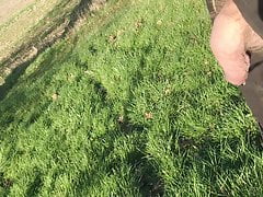 Outdoors foreskin - with piss #2