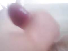 Jerking off with lots of cum
