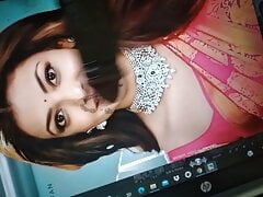Kajuuu pretty facial spitting oily black cock