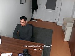 Straight Guy Eats A Big Cock To Pass The Job Interview