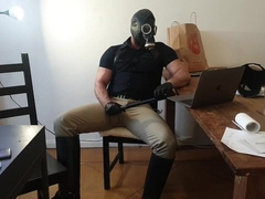 PREVIEW Fetish cam - Paul Europe in Condom, Leather, Police, in the tub