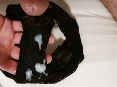Cum on sweet black panties