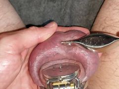 changing my chastity cage