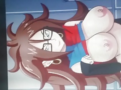 Cumming on Android 21 from Dragon Ball FighterZ SOP